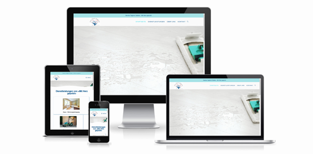 responsives Webdesign mitherzgeputzt.ch