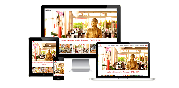 responsive Darstellung Website Sagakhan