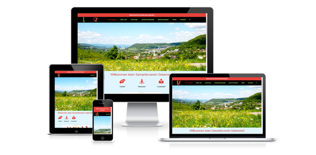 Resposives Webdesign Samariterverein Gebenstorf